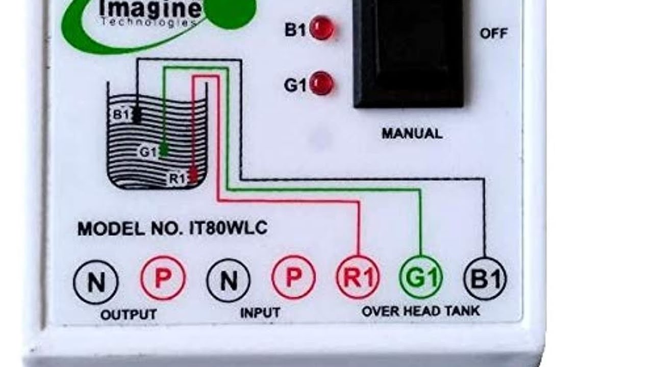 FULLY AUTOMATIC WATERLEVEL CONTROLLER | MOTOR ON | how to make ...