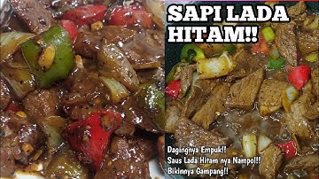 MASAK DAGING SAPI SIMPLE, RESEP SAPI LADA HITAM!! BEEF BLACK PEPPER || Lengkap Tips & Trik