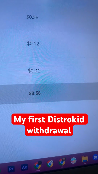 First Distrokid Withdrawal
