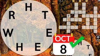 WORDSCAPES DAILY PUZZLE  TODAY October 8  answers cheats cheat Answers