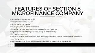 Section 8 Microfinance Company Registration Process