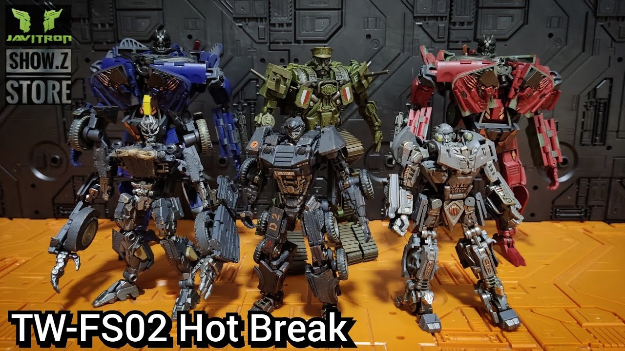 Review Transformers Toyworld TW-FS02 Hot Break Masterpiece Hot Rod WWII Javitron Show.z store