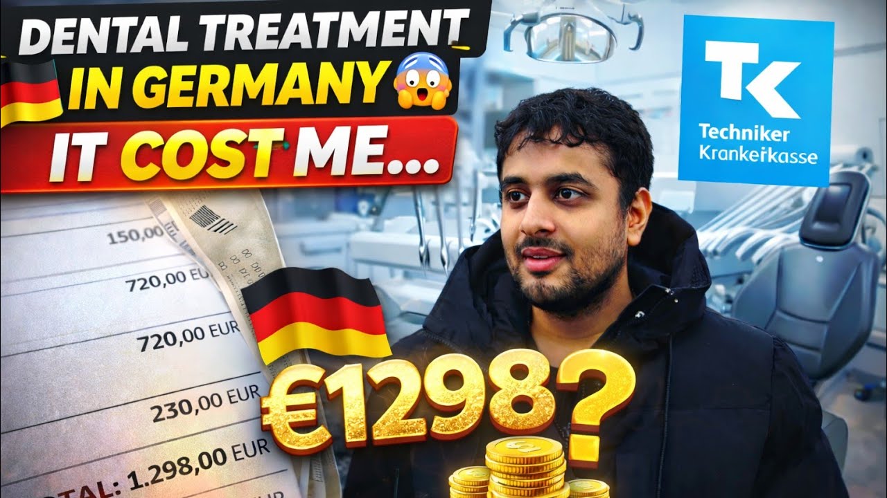 Dental Treatment Cost Me €1298?! 😳 What TK Insurance Covered? Treatment in Germany students🇩🇪