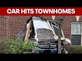 No injuries reported after car plows through building in Arlington