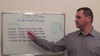 HP3 024 HP Test Color LaserJet Exam Series Questions