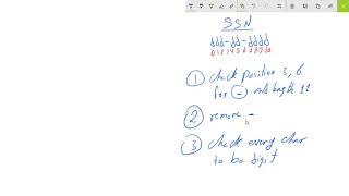 SSN Checker Example Java SE