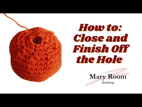 How to: Close and Finish Off Amigurumi Hole  (Crochet Tutorial)