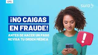 Antes de hacer un pago en EPS SURA revisa tu orden médica