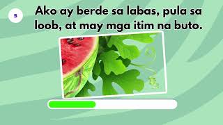 HULAAN MO ANG PRUTAS CHALLENGE?! | Nutrition Month Game screenshot 1