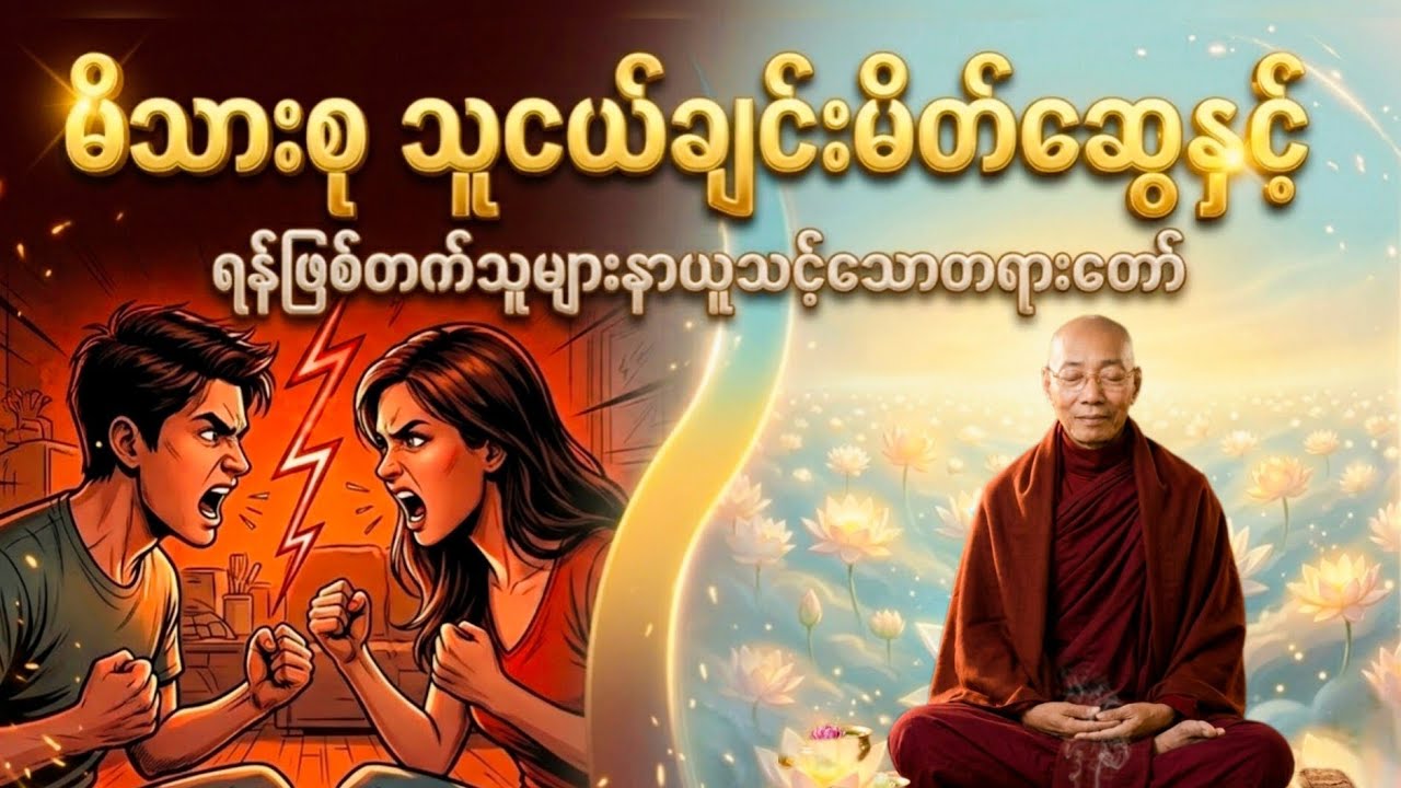 မိသားစုမိတ်ဆွေသူငယ်ချင်းရန်ဖြစ်တက်သူများနာယူသင့်သောတရားတော်#ပါချုပ်ဆရာဘုရားကြီး #တရားတော်များ 