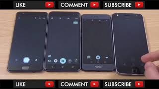 Oneplus 3T Vs Honor 8 Vs Zenfone 3 Vs Moto Z Play Official Android 7 0 Comparison