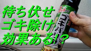ゴキバリアの待ち伏せ効果検証してみた！