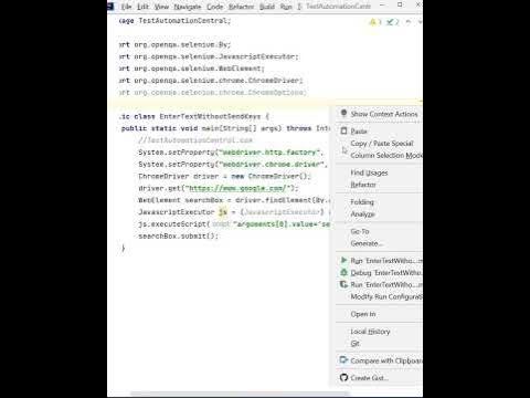 How to Enter Text without using sendKeys() method | Selenium WebDriver ...