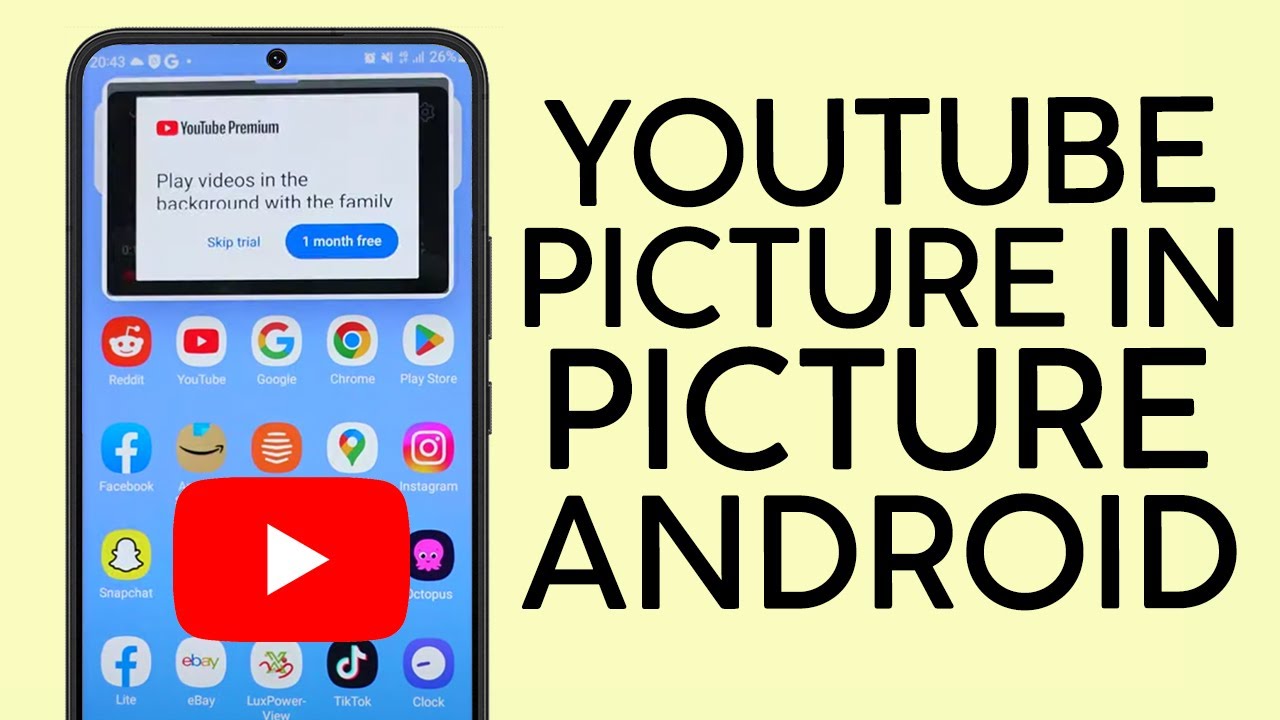 How to Play Youtube App on Picture in Picture Mode on Samsung Galaxy