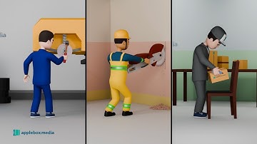 Workplace Safety Video Part 2 | Hand Tools | 3D Animation | applebox.media | eLearning