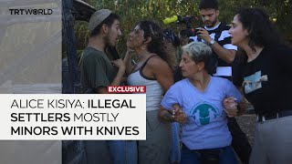 Famous Palestinian Christian activist Alice Kisiya on “young” illegal Israeli settler Profile