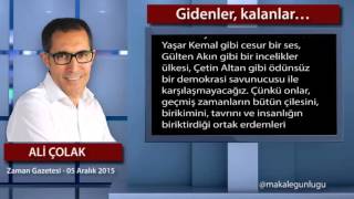 Gidenler, kalanlar… - Ali Çolak Resimi