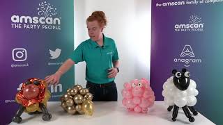 How to make Cutesy Topiary Animals using Latex Balloons