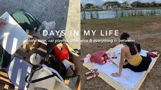 vlog: alone time, car playlist, little wins & everything in between