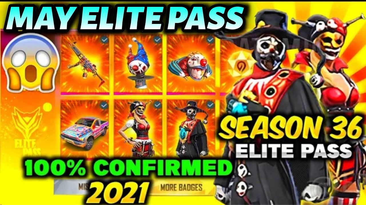 May Elite Pass Free Fire 2021 | Free Fire Season 36 Elite Pass Full Review |Free Fire May Elite Pass