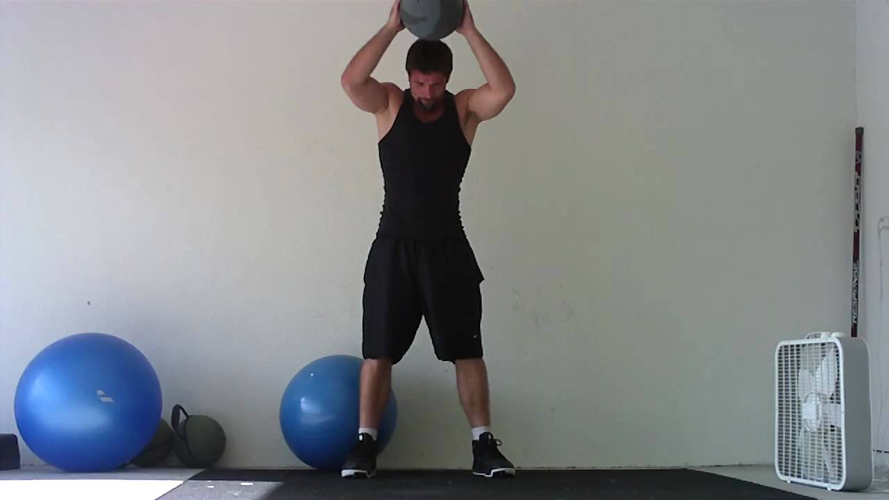 PlyoMed Fitness Abs Medicine Ball Slams YouTube