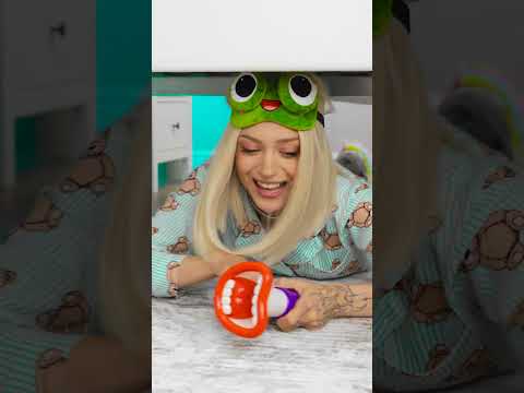 Kız canavarı şekerleri çalmakla suçladı 😂😂😂 #123go