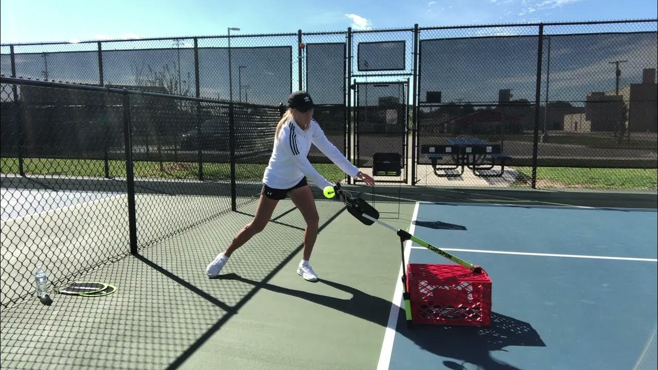 How to Train Slice Return (Backspin) in Pickleball using TopspinPro for