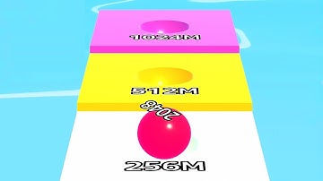 Ball Run Infinity Number Up To (128M, 256M, 512M, 1024M) ! All Levels Gameplay Part 375 android, ios
