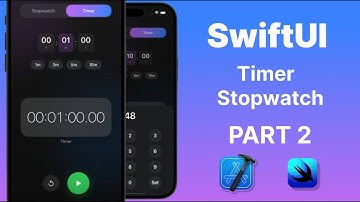 SwiftUI Timer and Stopwatch App PART 2 | Beautiful Design and Animations