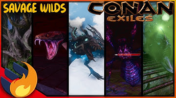 LEVIATHAN BOSS LOCATIONS, UNLOCK THE VOIDFORGE - Savage Wilds | Conan Exiles |