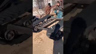 Installing a tank track? #trucks #shorts