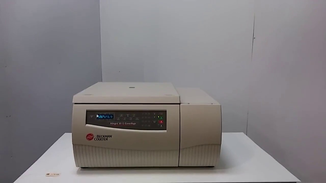 Beckman Coulter Allegra X-12 Centrifuge /w SX4750 Microplate Rotor - 11956