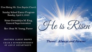 2023 Sunday School Easter Program