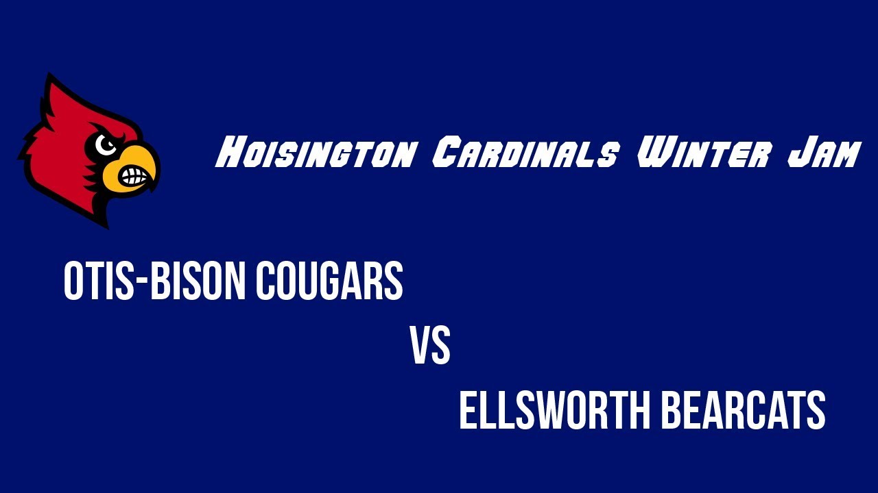 Hoisington Cardinal Winter Jam 2018: Otis-Bison Cougars vs Ellsworth Bearcats