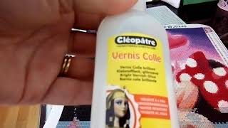 Vernis colle brillant CLEOPATRE - Sans solvant - Sans Acide 100gr