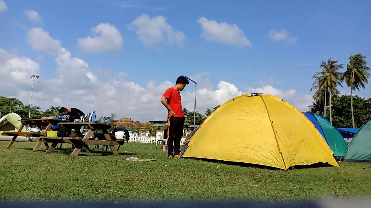 Camping di Nuvasa Bay, Batam, Ntappsss