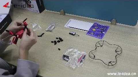 2017 New DIY Building Blocks Drone with led light video