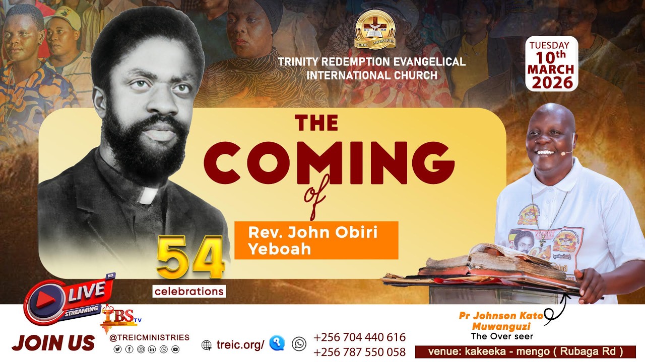 #TBSTV​#TREIC Ministries The Coming Of Rev. JOHN OBIRI YEBOAH |Pr.Johnson Kato Muwanguzi |10-03-2026