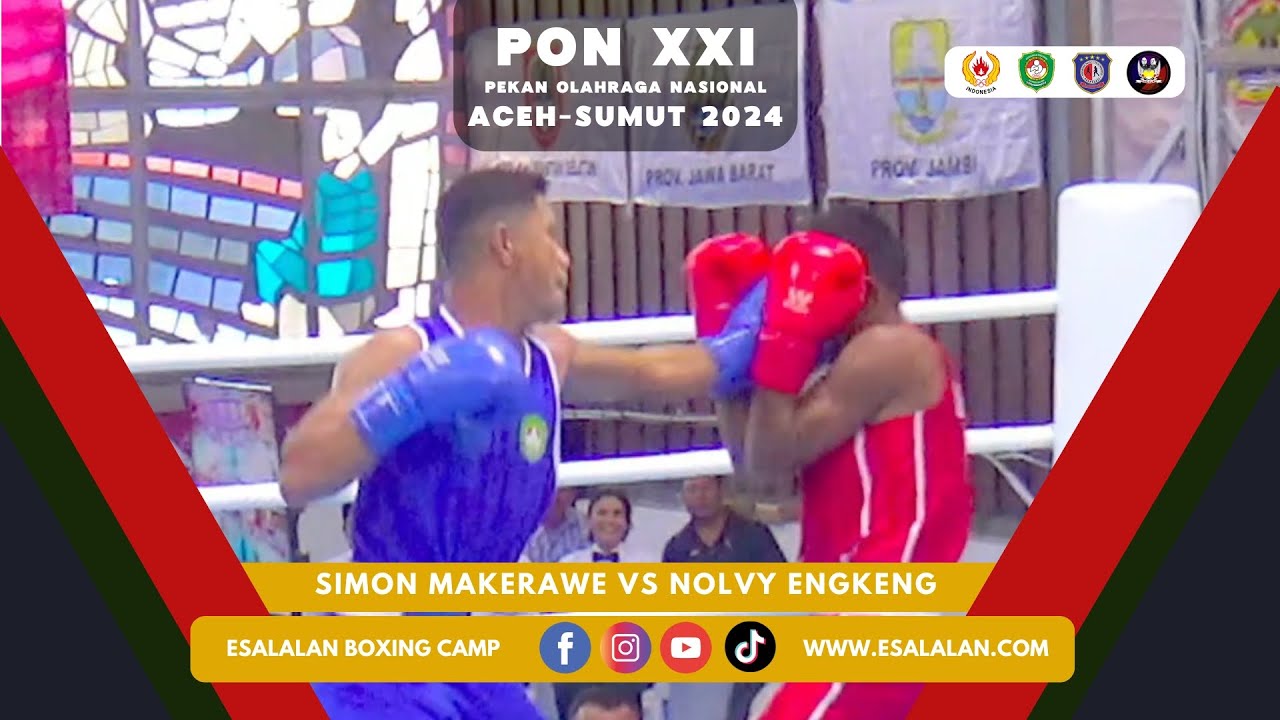 Simon Makerawe VS Nolvy Engkeng | TINJU PON XXI ACEH-SUMUT 2024