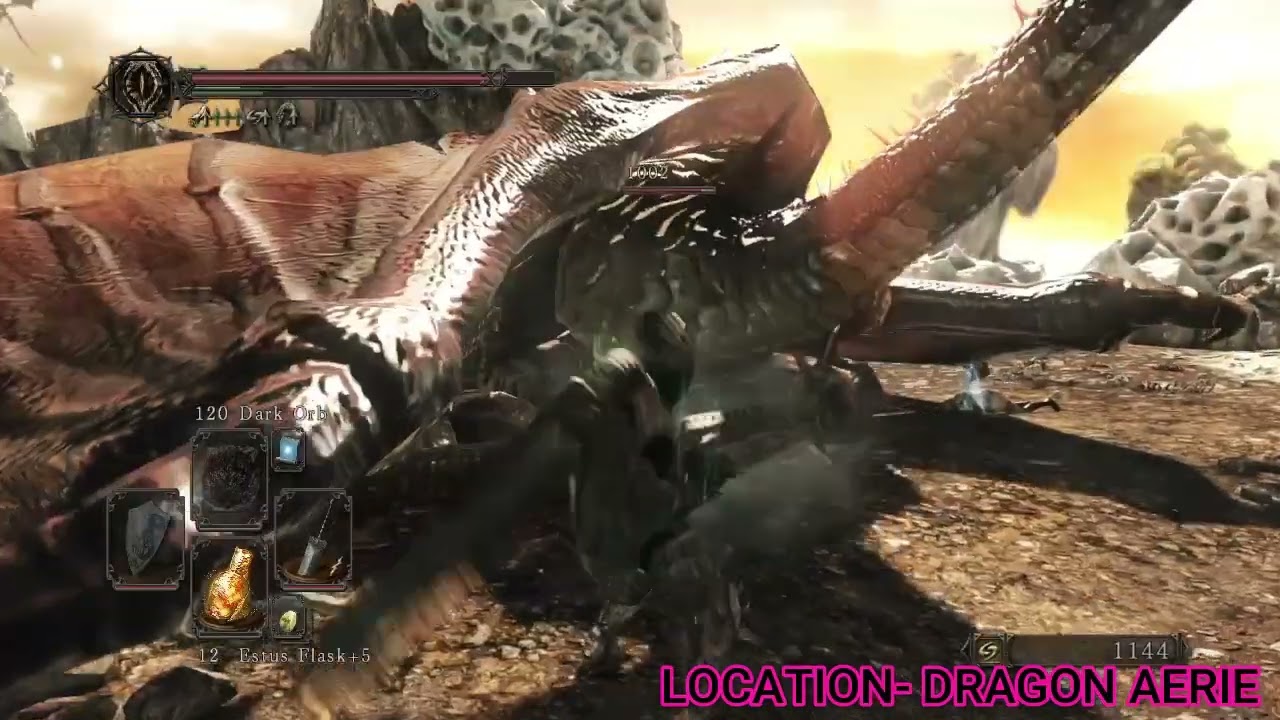 DARK SOUL 2 SOFTS - Flame Quartz Ring +2