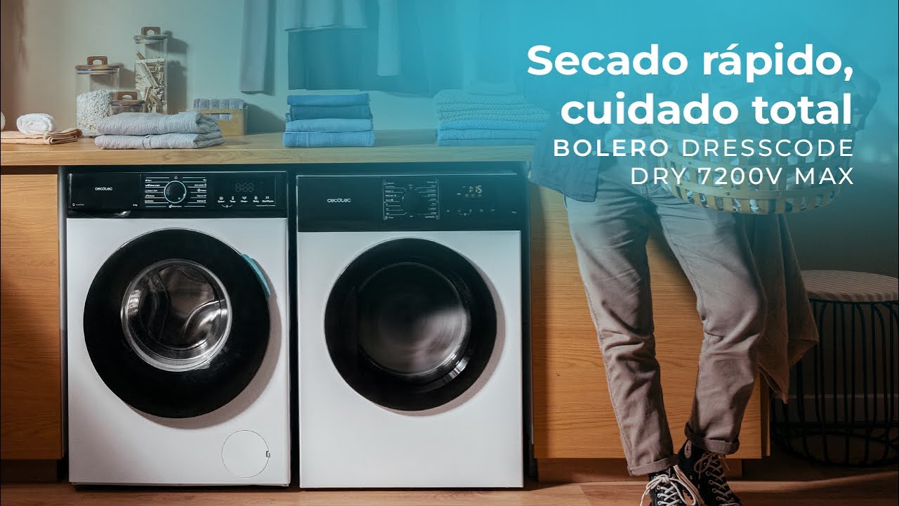 Asciugatrice Cecotec Bolero DressCode 7Kg - Classe C 15 Programmi