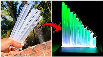 How To Make Amazing DIY LED Lamp With Glue Sticks - Very Easy And Simple Method