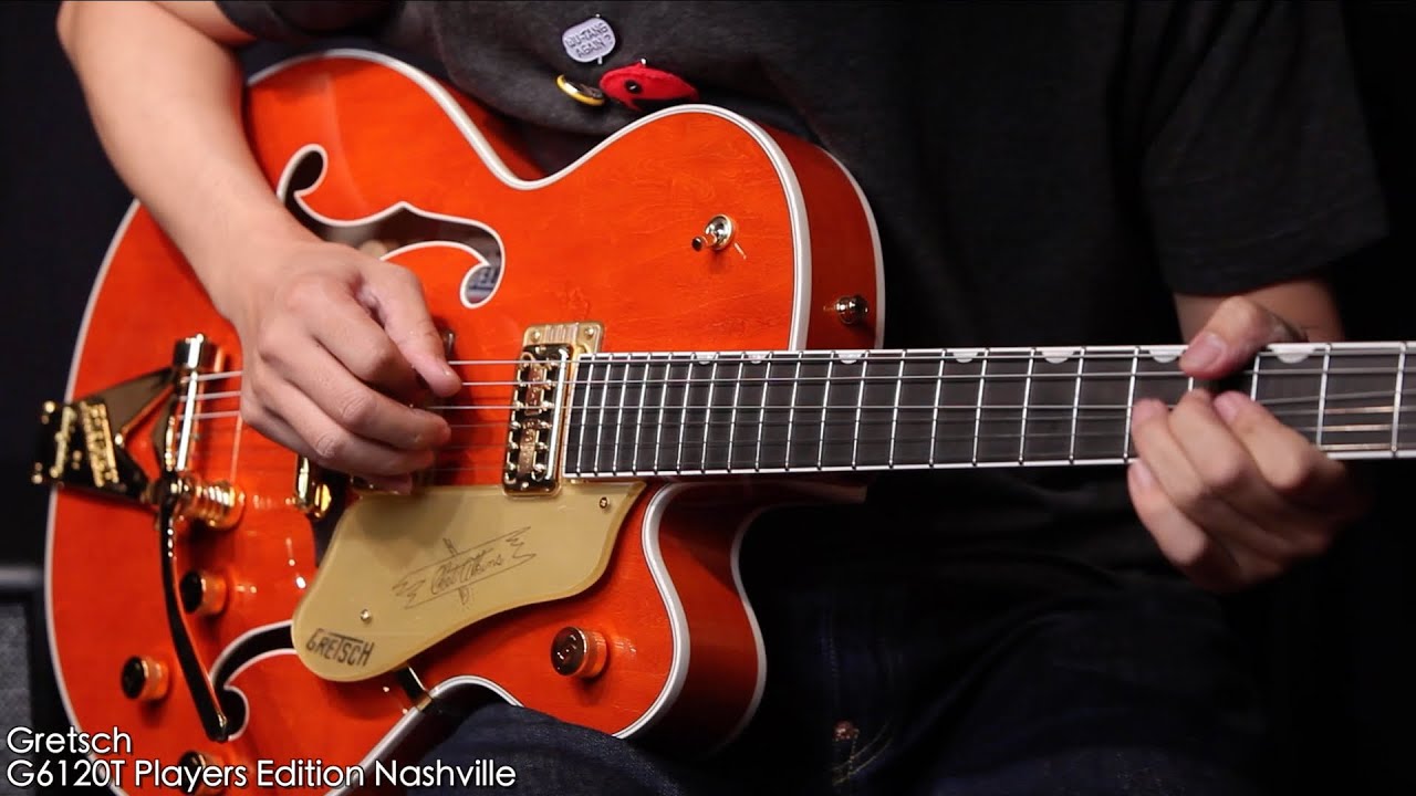 137362円 最新号掲載アイテム Gretsch G6120T Players Edition Nashville Orange Stain 新品 グレッチ ナッシュビル オレンジ フルアコ Electric Guitar エレキギター