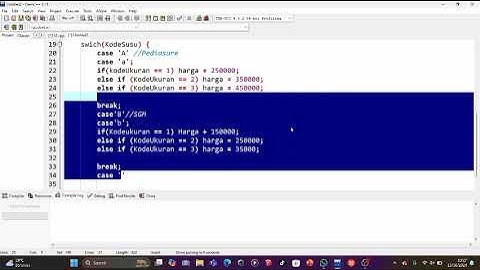 UTS PRAKTEK NO 1 MATKUL LOGIKA DAN ALGORITMA PEMROGRAMAN