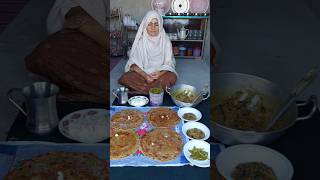 Masor kj dal or maza dar pratha ll #cooking #food #breakfast