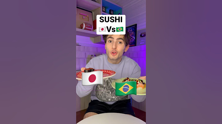 SUSHI JAPONÊS Vs BRASILEIRO #shorts