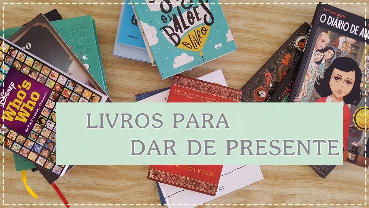 LIVROS para dar de presente - YouTube