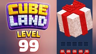 Cube Land Puzzle Level 99 Walkthrough
