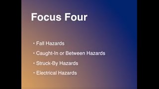 Construction Safety Video Focus Four