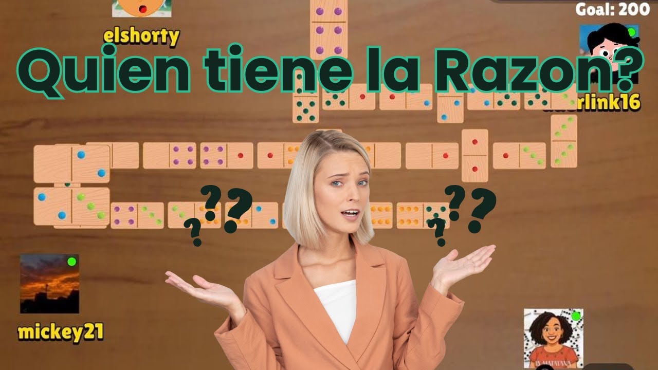 La jugada que causó discusión en el dominó 🃏🔥